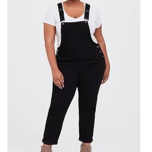 Torrid black overalls